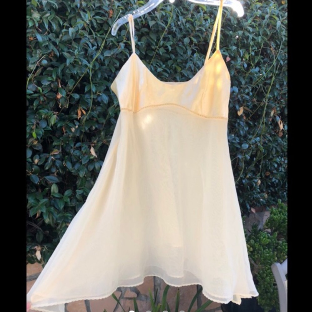 Victoria’s Secret yellow slip dress